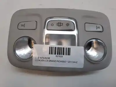 Piesă de schimb auto la mâna a doua LUMINA INTERIOARA pentru CITROEN C4 GRAND PICASSO  Referințe OEM IAM 6362AY  