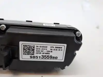 Автозапчасти б/у климат-контроль за opel corsa f (2019 - ...) 1.2 thp ссылки oem iam 9851355980  