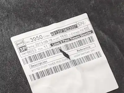 Автозапчасти б/у обивка задней правой двери за seat leon (5f1) style ссылки oem iam 5f3867044  