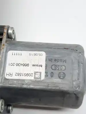 Second-hand car spare part passenger side right window regulator for opel adam manual oem iam references 20951582  