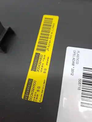 Автозапчастина б/у пластика для opel adam manual посилання на oem iam 39103502  13350274