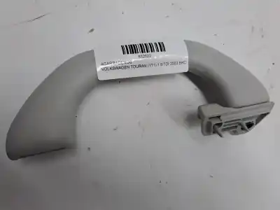 Pièce détachée automobile d'occasion POIGNÉE INTÉRIEURE AVANT DROITE pour VOLKSWAGEN TOURAN (1T1, 1T2)  Références OEM IAM 6N0857607AC  