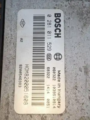 Second-hand car spare part ecu engine control for opel vivaro a furgoneta (x83) 1.9 dti (f7) oem iam references 93454633  