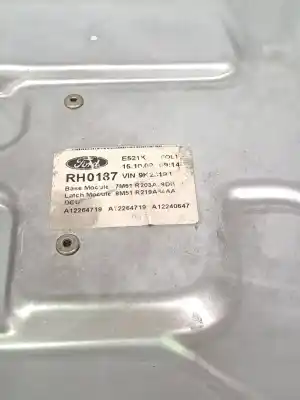 Second-hand car spare part passenger side right window regulator for ford kuga (cbs) trend oem iam references 1738646  7m51r203a28db