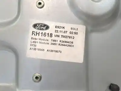 Автозапчастина б/у регулятор скла заднього правого для ford c-max (cb3) 2.0 tdci cat посилання на oem iam 1738648  3m51r264a26ex