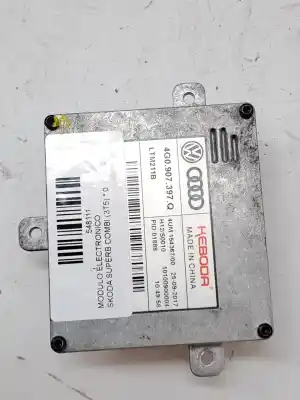 Автозапчастина б/у електронний модуль для skoda superb combi (3t5) active посилання на oem iam 4g0907397q  