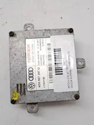 Автозапчастина б/у електронний модуль для skoda superb combi (3t5) active посилання на oem iam 4g0907397q  