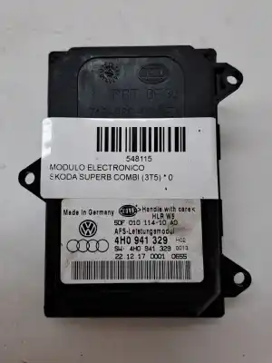 Автозапчасти б/у электронный модуль за skoda superb combi (3t5) active ссылки oem iam 4h0941329  