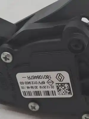Автозапчастина б/у педаль акселератора для renault clio v intens посилання на oem iam 180108467r  