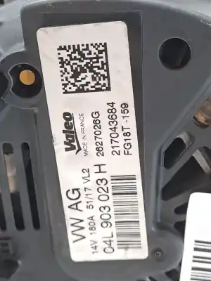 Автозапчасти б/у генератор за skoda superb combi (3t5) active ссылки oem iam 4l903023h  
