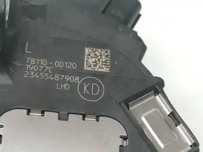 Автозапчастина б/у педальний потенціометр для toyota yaris (ncp1/nlp1/scp1) 1.5 ts 106 cv / 78 kw посилання на oem iam 781100d120 23455487908 