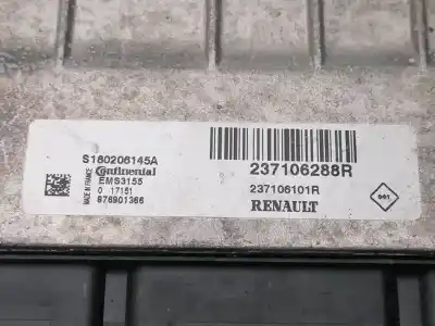 Автозапчасти б/у блок управления двигателем за renault kadjar bose edition ссылки oem iam 237106288r  