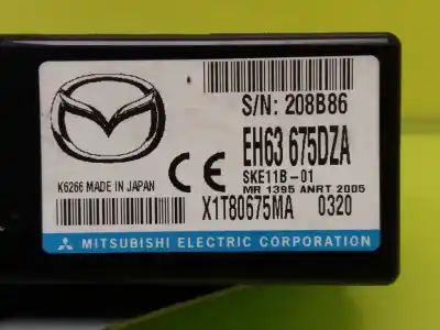 Pezzo di ricambio per auto di seconda mano modulo elettronico per mazda cx-7 (er) sportive riferimenti oem iam 208b86 x1t80675ma eh63675dza