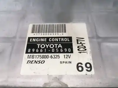 Pezzo di ricambio per auto di seconda mano centralina motore per toyota avensis (t27) advance riferimenti oem iam 8966105690  