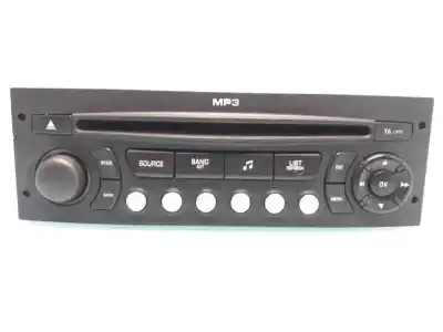 Peça sobressalente para automóvel em segunda mão SISTEMA DE ÁUDIO / RÁDIO CD por CITROEN C4 COUPÉ (LA_)  Referências OEM IAM 96643398XT00  96643698XT