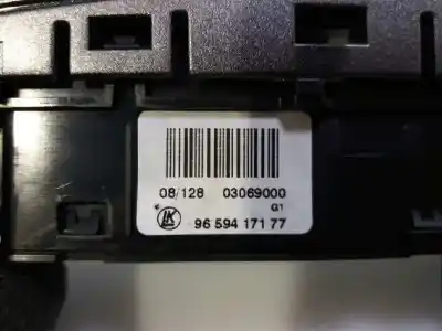 Peça sobressalente para automóvel em segunda mão interruptor 4 piscas - emergência por peugeot 308 1.6 16v hdi referências oem iam 9659417177  03069000