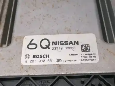 Second-hand car spare part ecu engine control for nissan note acenta oem iam references 237103vd0b  0281030661
