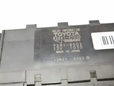 Автозапчастина б/у реле/запоперівник для toyota avensis (t27) advance посилання на oem iam 8264147020  72811030