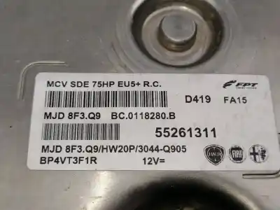 Автозапчастина б/у ебу контролер двигуна для fiat fiorino 1.3 16v jtd cat посилання на oem iam 55261311  mcvsde75hpeu5