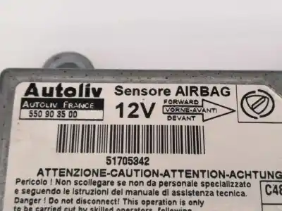 Автозапчасти б/у блок управления подушками безопасности за fiat doblo cargo basis kasten ссылки oem iam 550908500  51705342