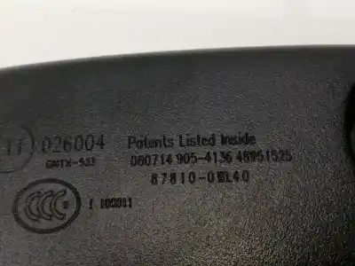 Автозапчастина б/у внутрішне дзеркало для lexus nx * посилання на oem iam 878100wl40  