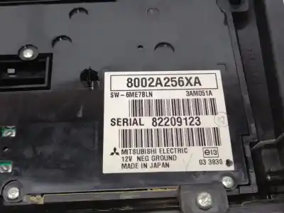 Pezzo di ricambio per auto di seconda mano impianto audio / radio cd per mitsubishi montero (v80/v90) 3.2 di-d invite riferimenti oem iam 8002a256xa  