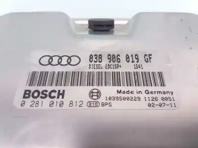 Автозапчастина б/у ебу контролер двигуна для audi a6 avant (4b5) 1.9 tdi посилання на oem iam 038906019gf 0281010812 2284486443