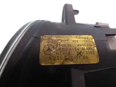 Автозапчастина б/у ліва протитутмана для mercedes-benz clase c (w203) berlina 220 cdi (la) (203.008) посилання на oem iam a2518200755 0305075001 1305200028