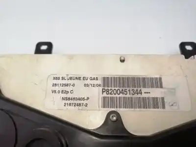 Peça sobressalente para automóvel em segunda mão quadrante por renault clio ii fase ii (b/cb0) 1.5 dci diesel referências oem iam p8200451344 216724872 8200451344