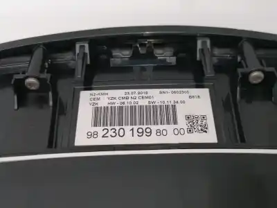 Pezzo di ricambio per auto di seconda mano pannello degli strumenti per citroen c3 picasso (sh_) 1.6 hdi 115 riferimenti oem iam 982301998000  