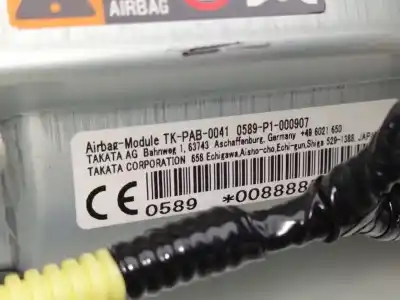 Автозапчасти б/у подушка безопасности передняя правая за lexus is 200 (ds2/is2) d-cat ссылки oem iam 0589p1000907  tkpab0041