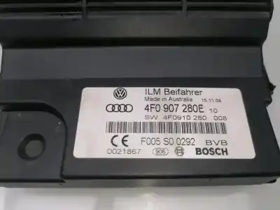 Peça sobressalente para automóvel em segunda mão módulo eletrônico por audi q7 (4l) 4l/xbunq1 referências oem iam 4f0907280e  