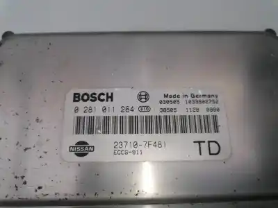 Gebrauchtes Autoersatzteil ecu-motorsteuergerät uce motorsteuergerät zum nissan terrano/terrano.ii (r20) 2.7 turbodiesel oem-iam-referenzen 237107f481  0281011264