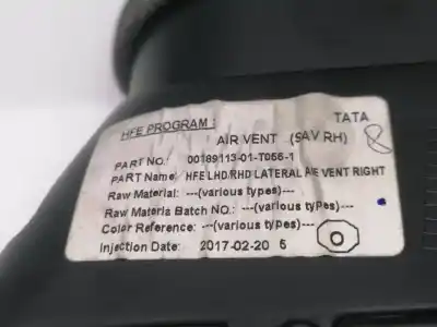 Автозапчастина б/у аераційна решіта для renault kadjar bose edition посилання на oem iam 687603504r  