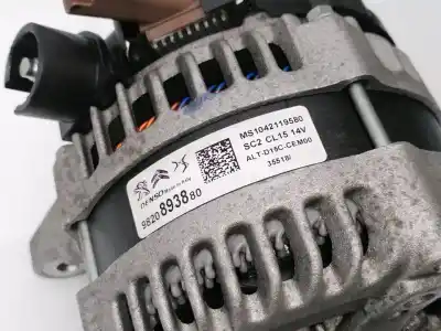 Second-hand car spare part alternator for citroen c4 cactus shine oem iam references 9820893880  ms1042119580