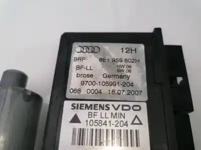 Pezzo di ricambio per auto di seconda mano motore alzacristalli anteriore destro per audi a4 avant (8e) a4 avant 8e riferimenti oem iam 8e1959802h  