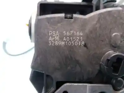 Peça sobressalente para automóvel em segunda mão fechadura da porta traseira direita por peugeot 308 1.6 16v hdi referências oem iam 9800617280  9138q7