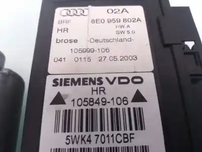 Автозапчастина б/у двигатель заднього правого скла для audi a4 avant (8e) a4 avant 8e посилання на oem iam 8e0959802a 105999106 105849106