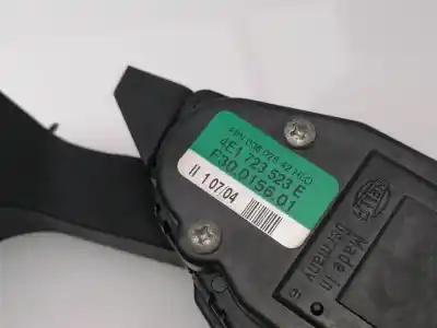 Second-hand car spare part accelerator pedal for audi a8 d3 (4e2, 4e8) 4.0 tdi quattro oem iam references 4e1723523e  