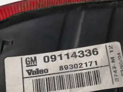 Автозапчасти б/у левый задний фонарь за opel corsa 3 c 1.3 cdti 70ch manual ссылки oem iam 09114336  89302171