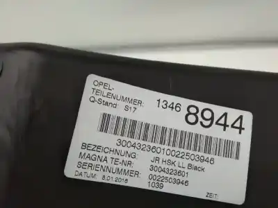 Автозапчастина б/у бардачок для opel adam manual посилання на oem iam 13468944  