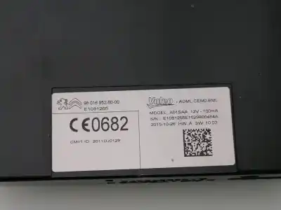 Автозапчастина б/у електронний модуль для ds 4 style посилання на oem iam 980169528000  9801695280