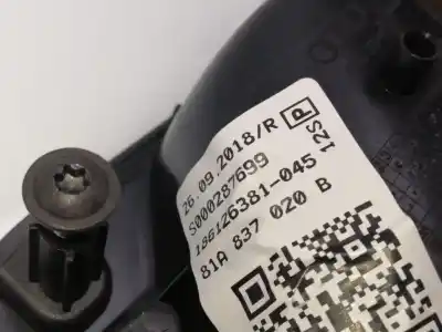 Автозапчастина б/у внутрішня задня права ручка для audi q2 (gab) basic посилання на oem iam 81a837020b  