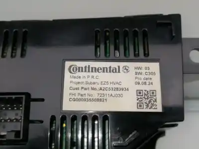 Peça sobressalente para automóvel em segunda mão comando de sofagem (chauffage / ar condicionado)  por subaru legacy berl./familiar b11 (bd/bg) 2.0 cat referências oem iam 72311aj030  a2c53283934