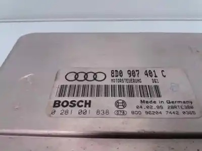 Second-hand car spare part ecu engine control for audi a4 b5 avant (8d5) 2.5 tdi oem iam references 8d0907401c  0281001838