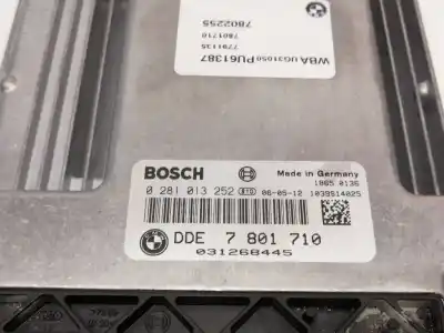 Peça sobressalente para automóvel em segunda mão centralina de motor uce por bmw serie 1 lim. (f20/f21) 118d referências oem iam 13617808124 0281013252 7801710