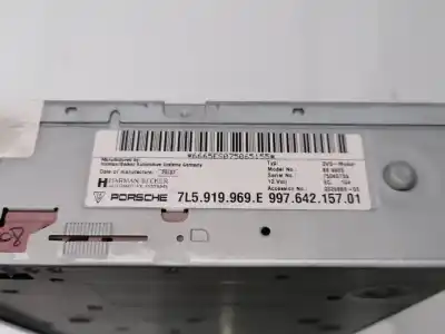 Second-hand car spare part gps navigation system for porsche cayenne (typ 92aa) 4.8 v8 cat oem iam references 99764215701  7l5919969e
