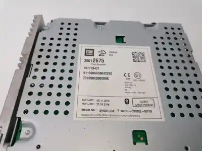 Second-hand car spare part audio system / radio cd for opel corsa e 1.3 16v cdti oem iam references 39012675  