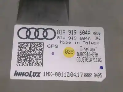 Автозапчасти б/у gps-навигационная система за audi q2 (gab) design edition ссылки oem iam 81a919604a  