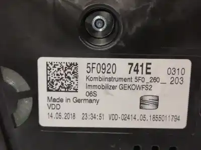 Автозапчастина б/у панель інструментів для seat leon (5f1) emoción посилання на oem iam 5f0920741e  